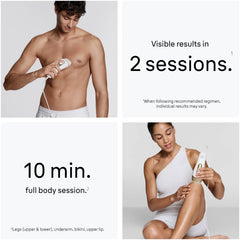 Braun Smart IPL, Silk·Expert Pro 5: At Home Alternative to Laser Hair Removal with 2 Caps and Leather Pouch, IPL5137